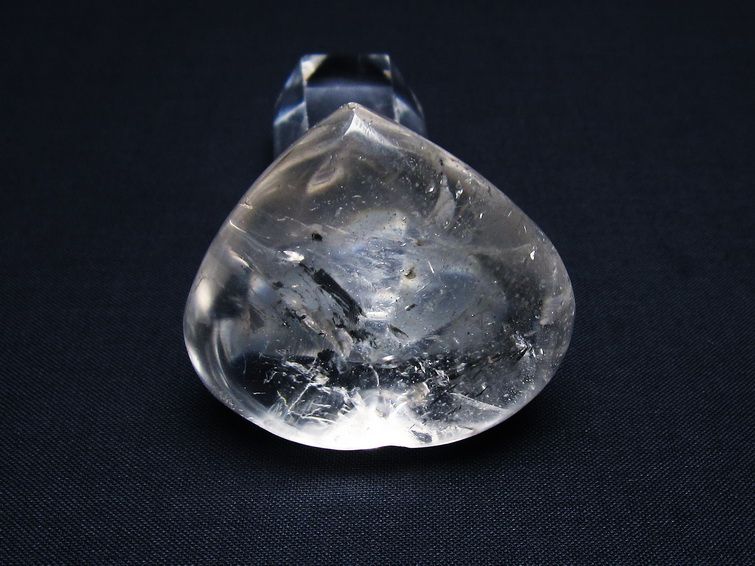 水晶 ハート置物 一点物 145-1479