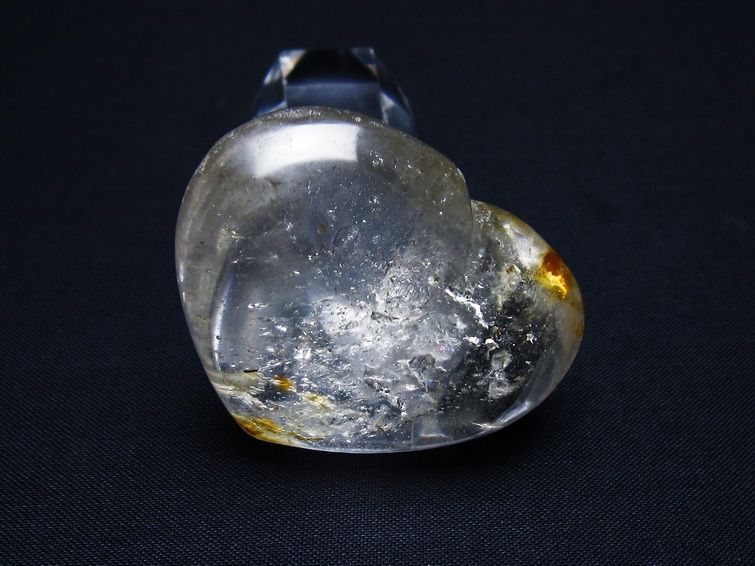 水晶 ハート置物 一点物 145-1480