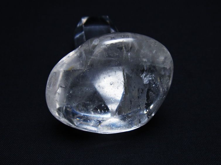 水晶 ハート置物 一点物 145-1482