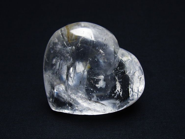 水晶 ハート置物 一点物 145-1483