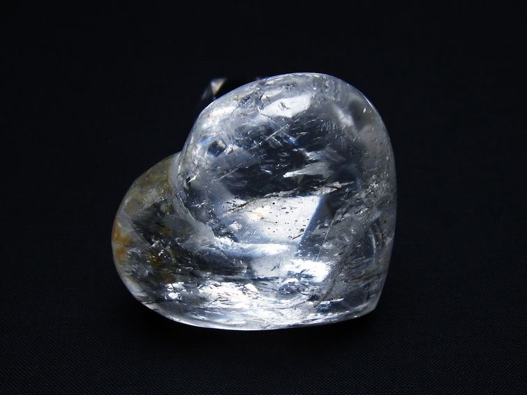 水晶 ハート置物 一点物 145-1483