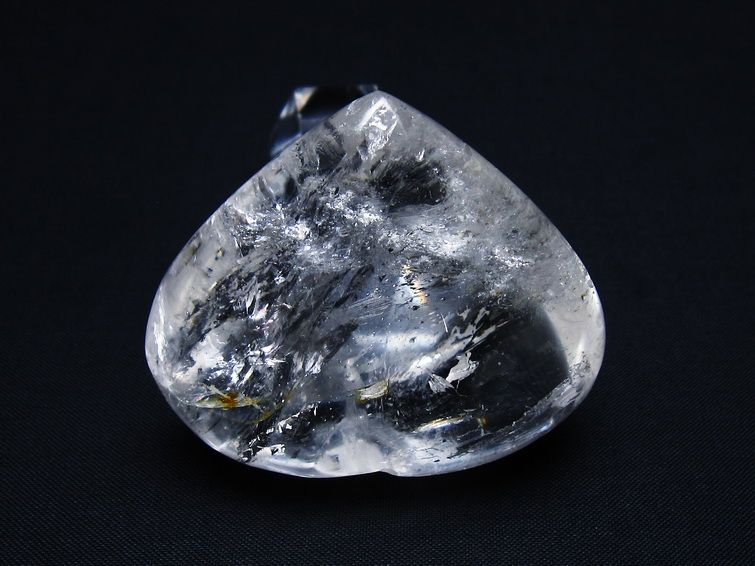 水晶 ハート置物 一点物 145-1483