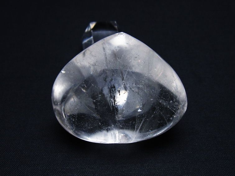 水晶 ハート置物 一点物 145-1484