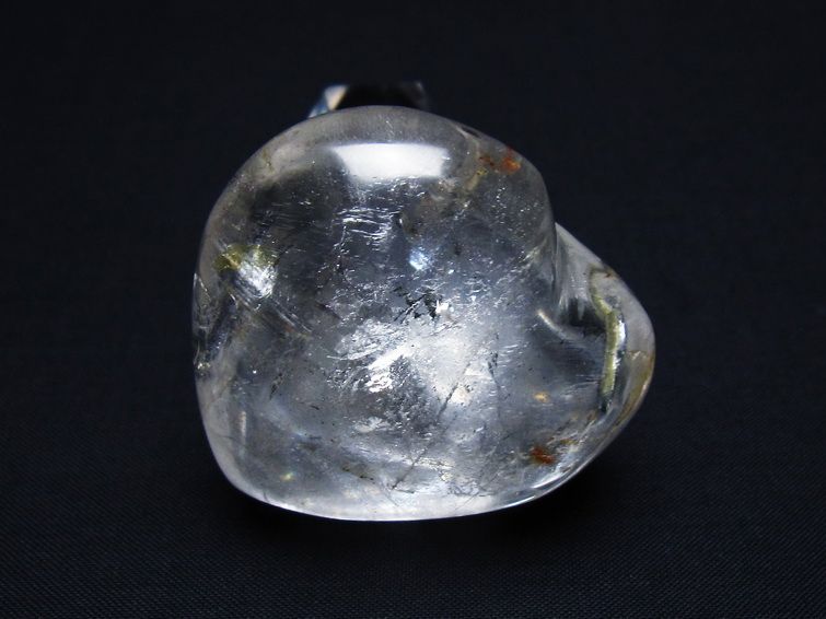 水晶 ハート置物 一点物 145-1485