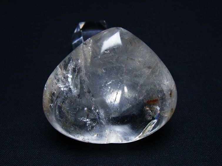 水晶 ハート置物 一点物 145-1485