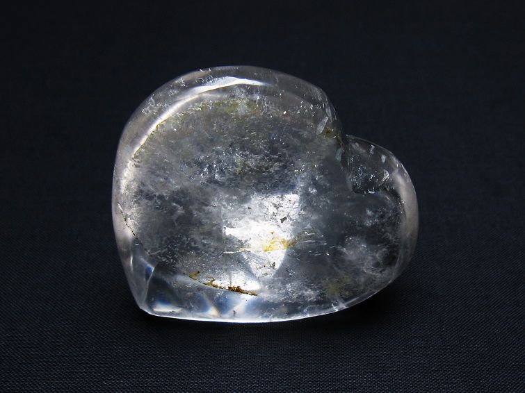 水晶 ハート置物 一点物 145-1486
