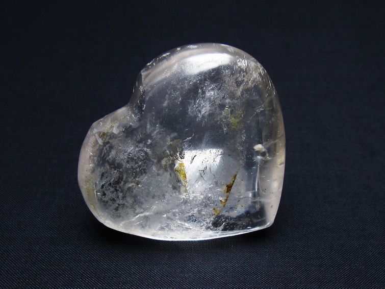 水晶 ハート置物 一点物 145-1486