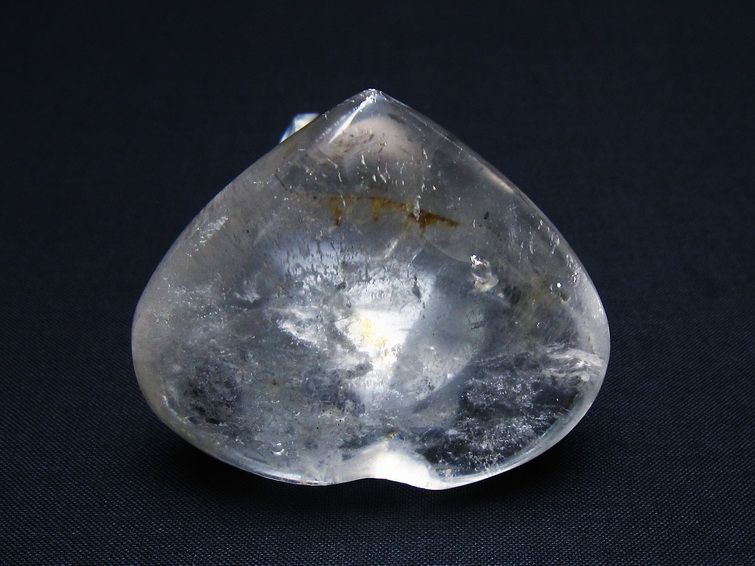 水晶 ハート置物 一点物 145-1486