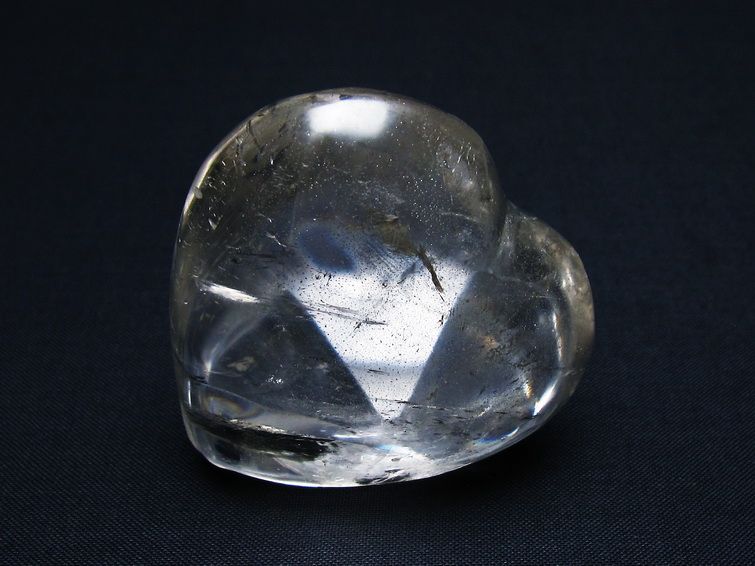水晶 ハート置物 一点物 145-1487