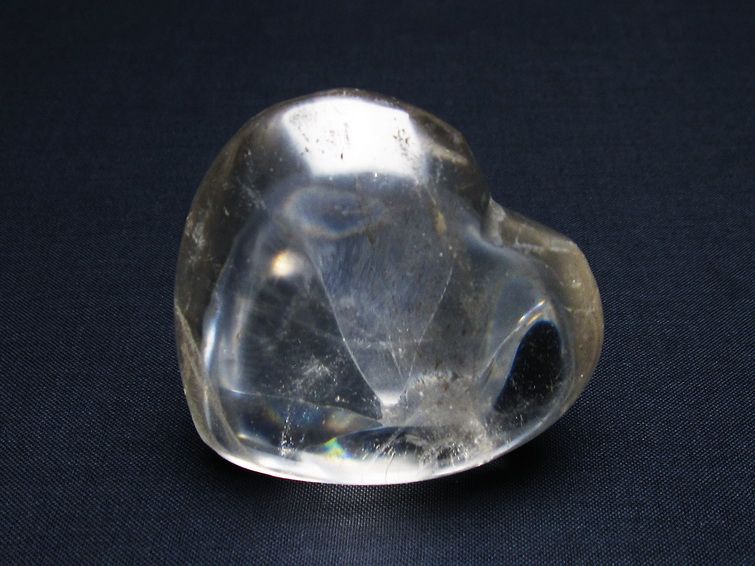 水晶 ハート置物 一点物 145-1488
