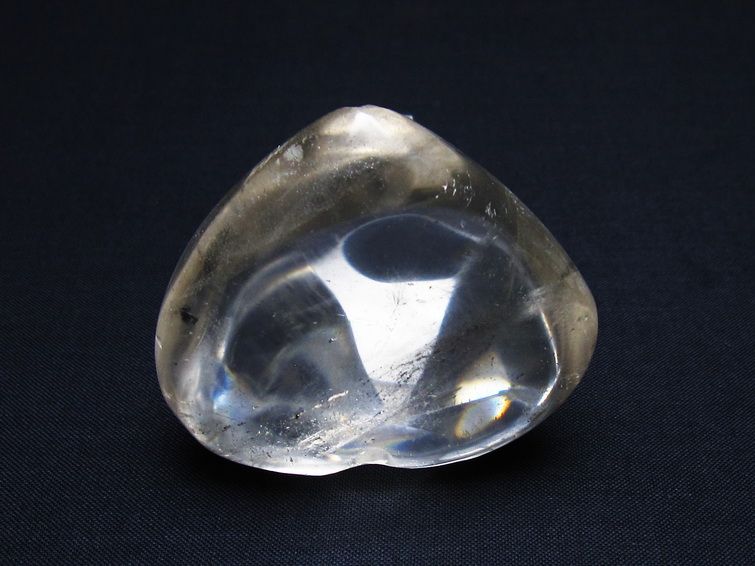 水晶 ハート置物 一点物 145-1488