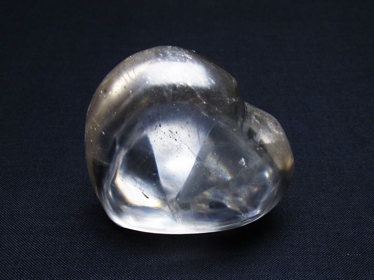 水晶 ハート置物 一点物 145-1491