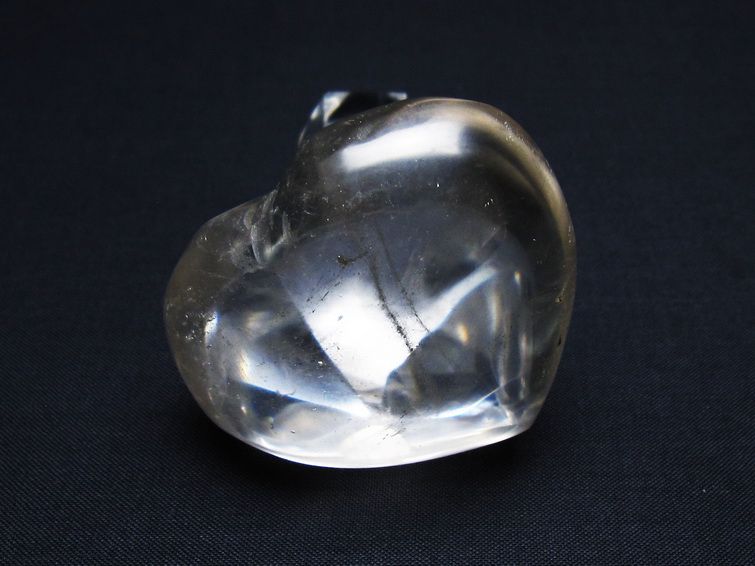 水晶 ハート置物 一点物 145-1491