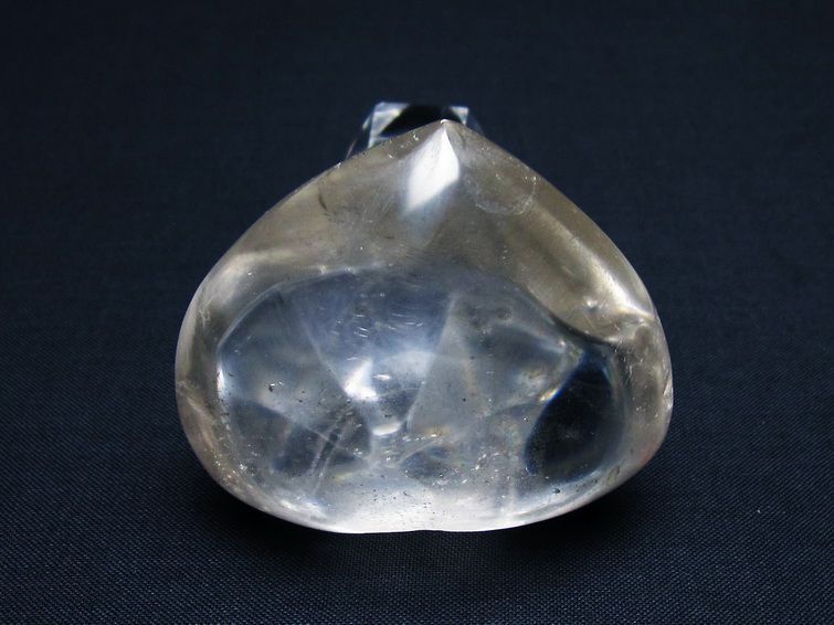 水晶 ハート置物 一点物 145-1491