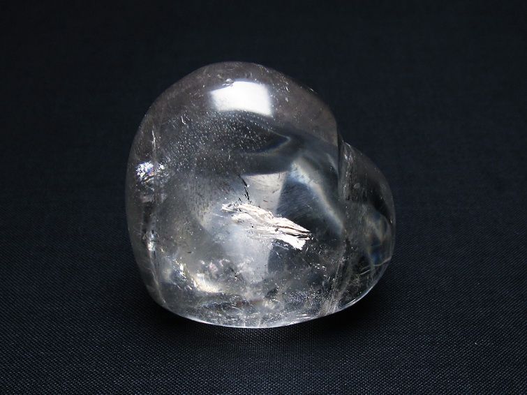 水晶 ハート置物 一点物 145-1492