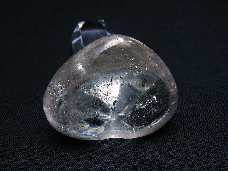 水晶 ハート置物 一点物 145-1492