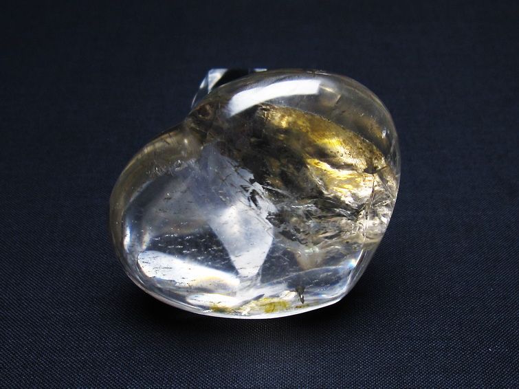水晶 ハート置物 一点物 145-1493