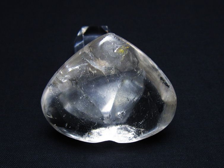 水晶 ハート置物 一点物 145-1494
