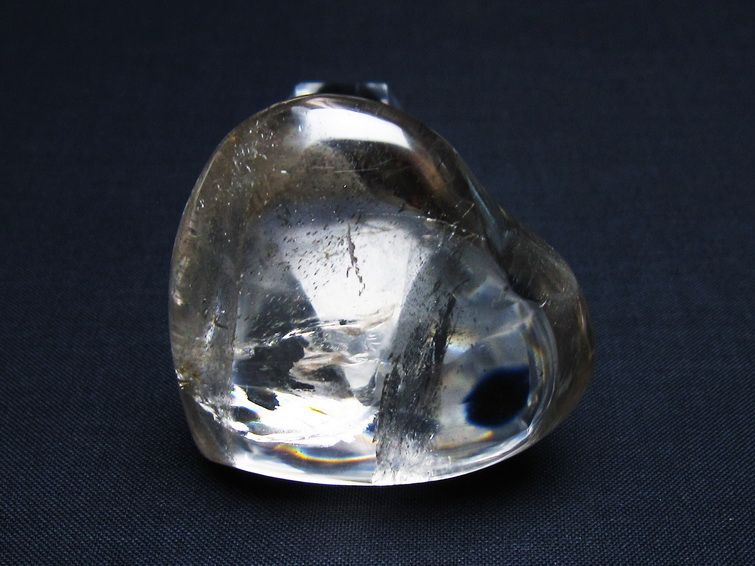 水晶 ハート置物 一点物 145-1500