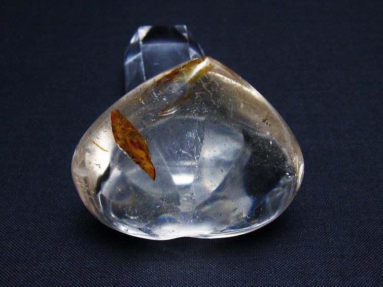 水晶 ハート置物 一点物 145-1505