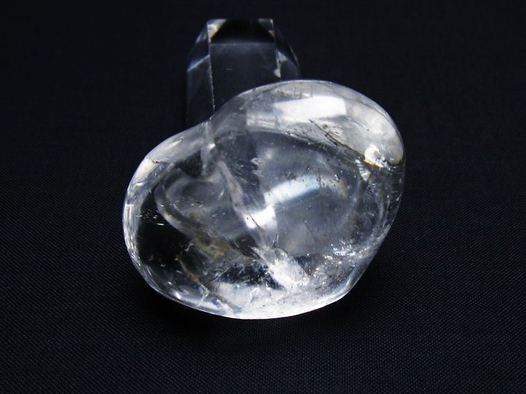 水晶 ハート置物 一点物 145-1506