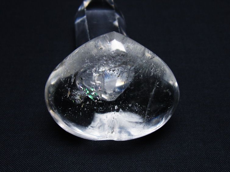 水晶 ハート置物 一点物 145-1506