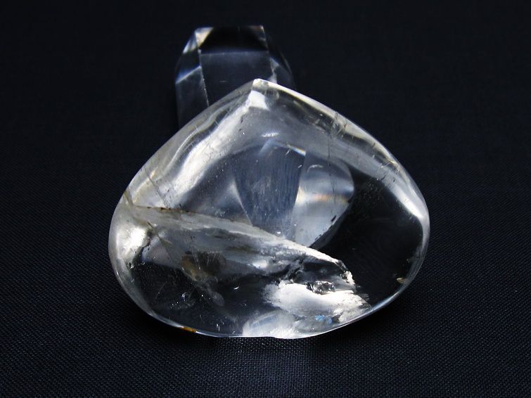 水晶 ハート置物 一点物 145-1511