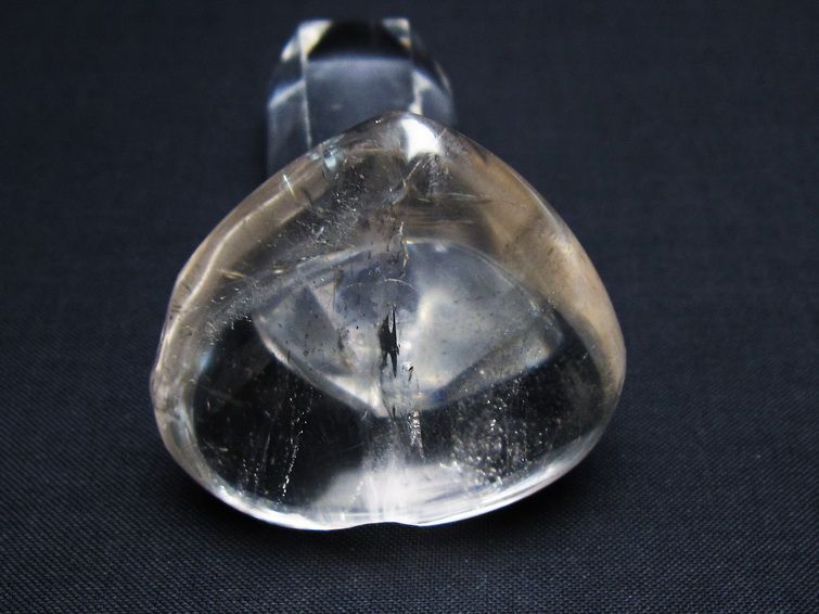 水晶 ハート置物 一点物 145-1512