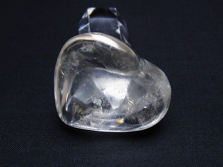 水晶 ハート置物 一点物 145-1514