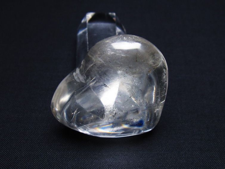 水晶 ハート置物 一点物 145-1514