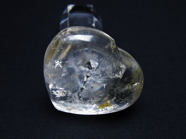 水晶 ハート置物 一点物 145-1516