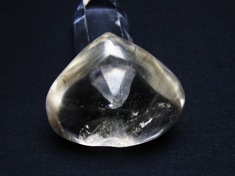 水晶 ハート置物 一点物 145-1517