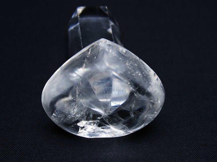 水晶 ハート置物 一点物 145-1519