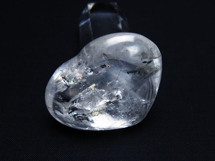 水晶 ハート置物 一点物 145-1521
