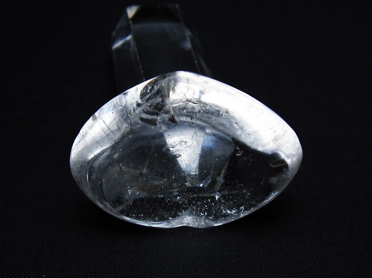 水晶 ハート置物 一点物 145-1522