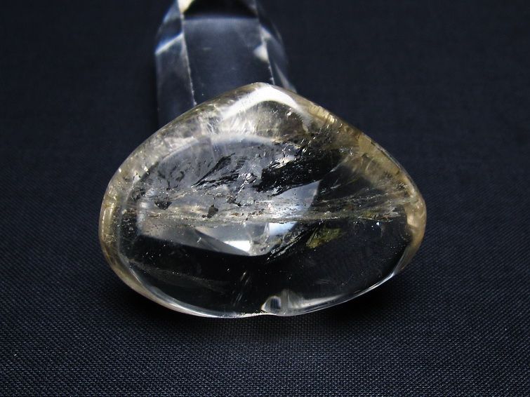 水晶 ハート置物 一点物 145-1523