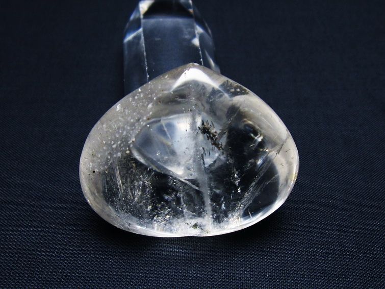 水晶 ハート置物 一点物 145-1524