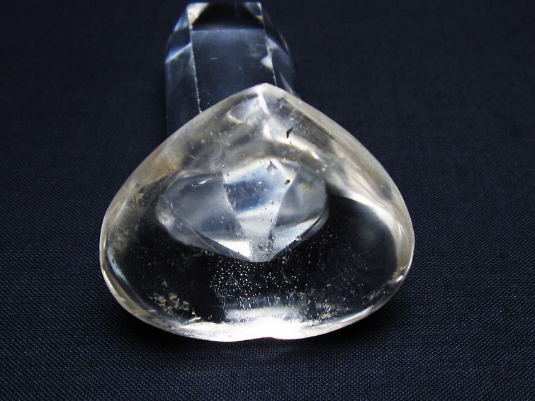 水晶 ハート置物 一点物 145-1526