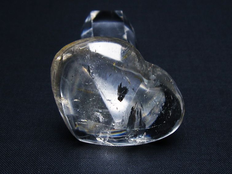 水晶 ハート置物 一点物 145-1527