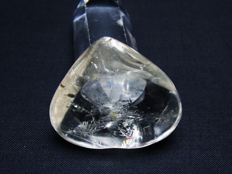 水晶 ハート置物 一点物 145-1528