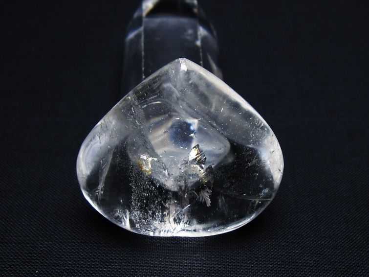 水晶 ハート置物 一点物 145-1529