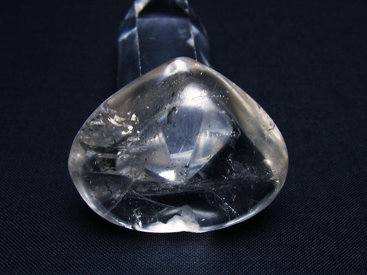 水晶 ハート置物 一点物 145-1530