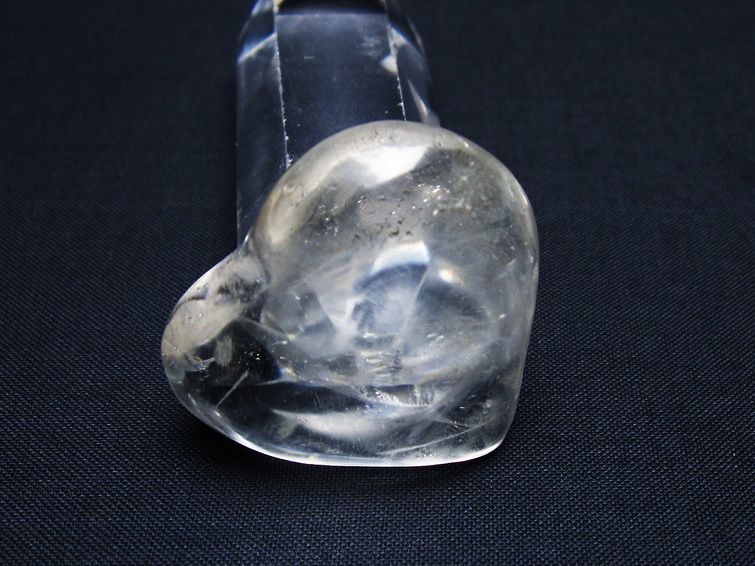 水晶 ハート置物 一点物 145-1531