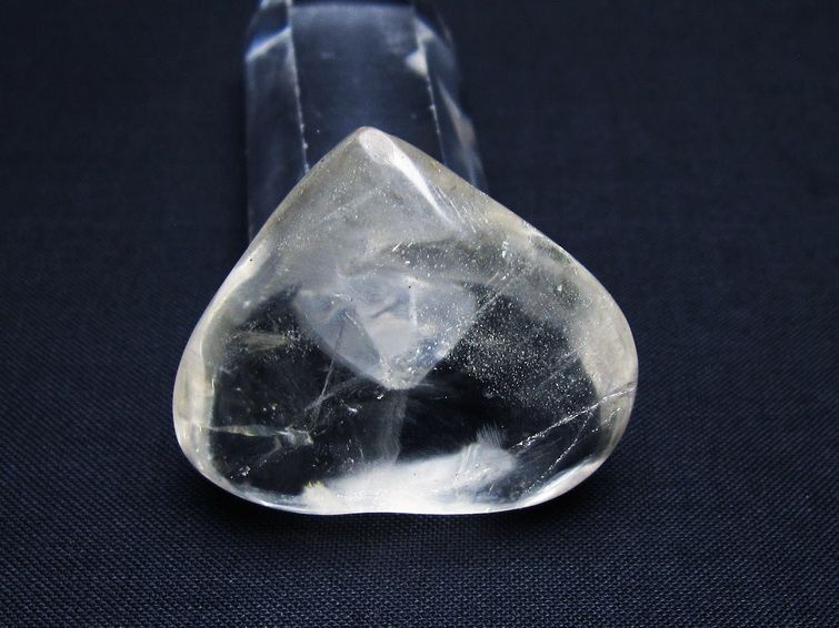 水晶 ハート置物 一点物 145-1531