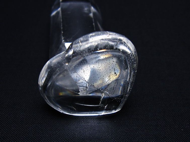 水晶 ハート置物 一点物 145-1533