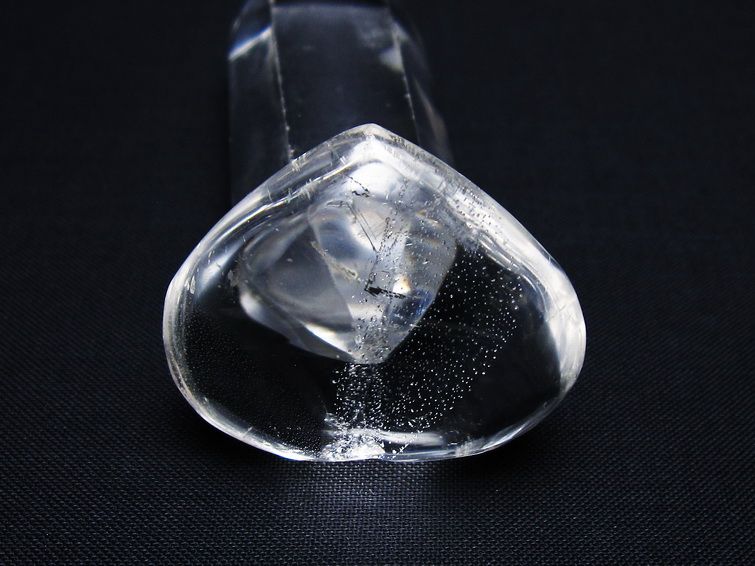 水晶 ハート置物 一点物 145-1533