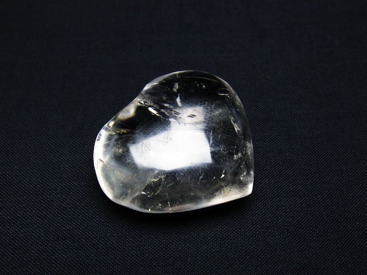 水晶 ハート置物 一点物 145-1534