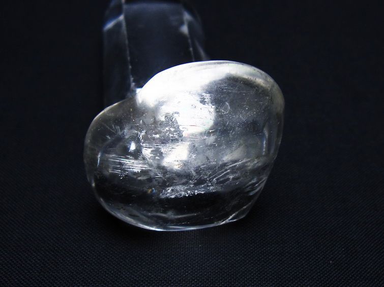 水晶 ハート置物 一点物 145-1535