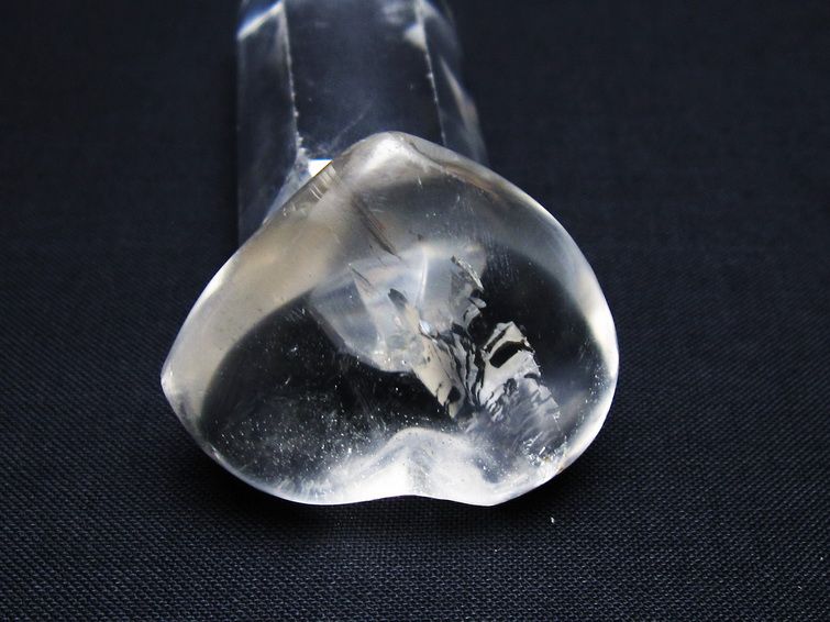 水晶 ハート置物 一点物 145-1536