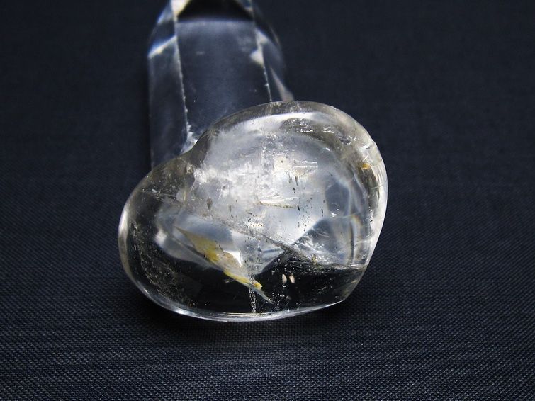 水晶 ハート置物 一点物 145-1539